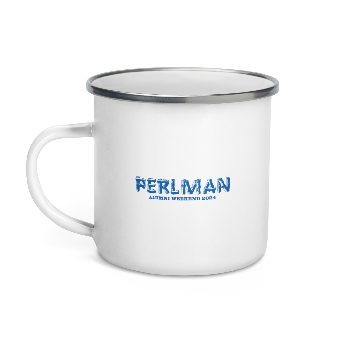 Alumni Weekend Logs Enamel Mug