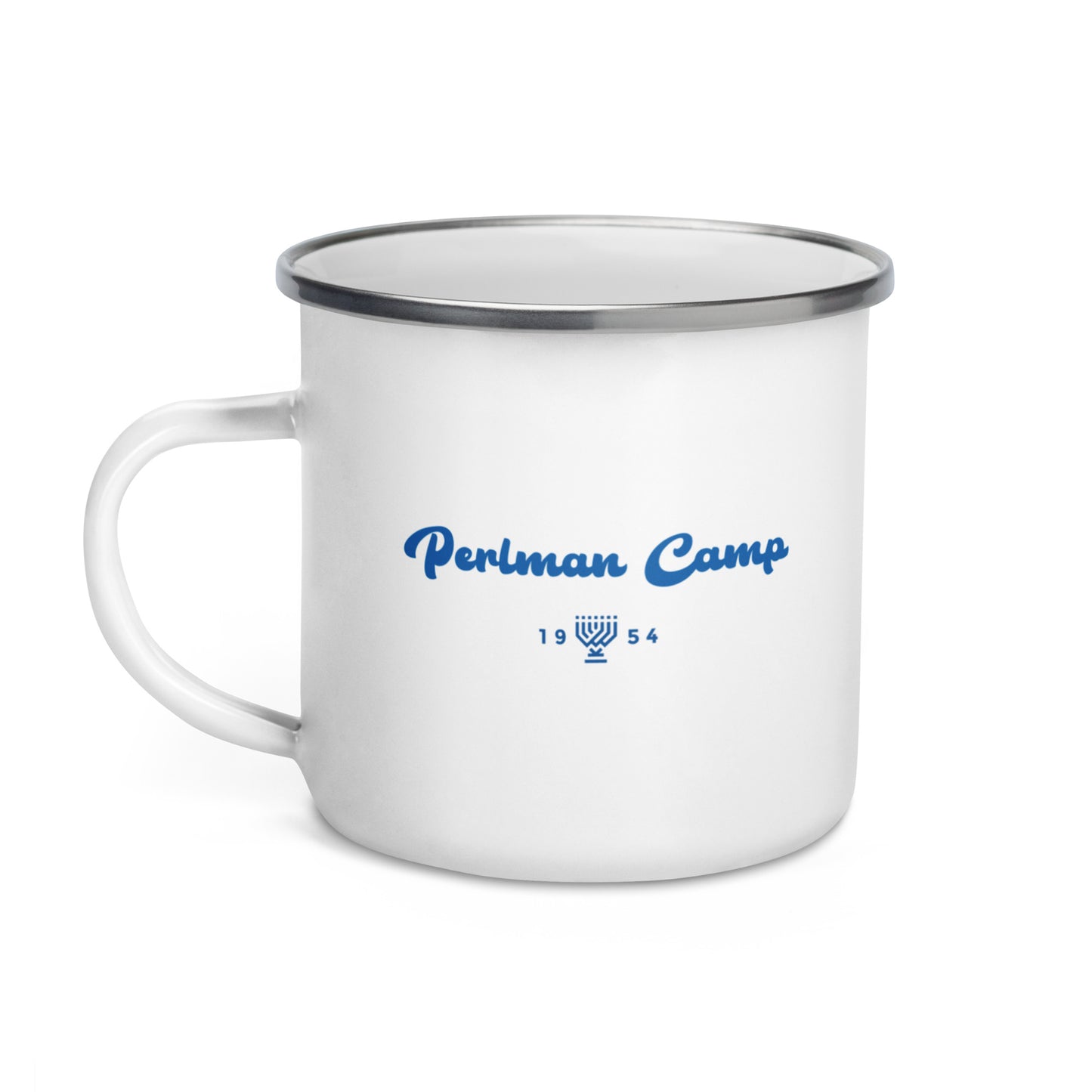 Perlman Menorah Enamel Mug