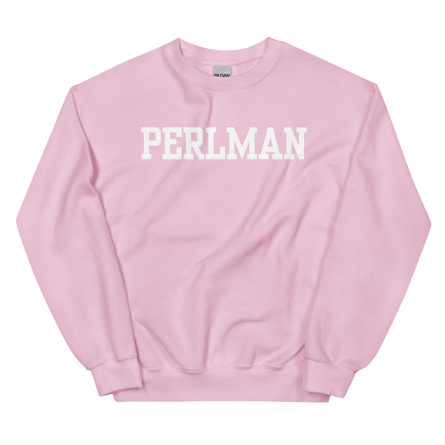 Perlman Unisex Sweatshirt - White Text