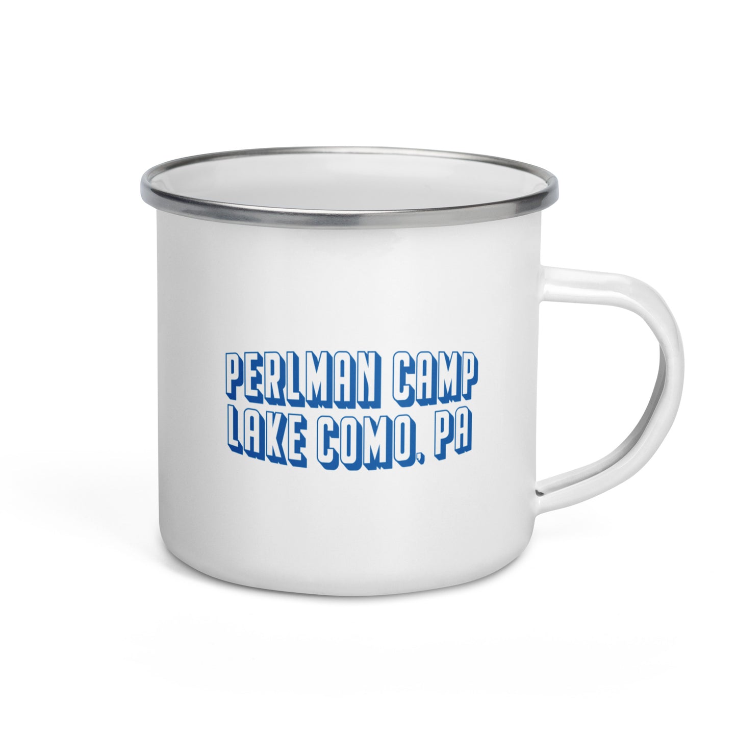 Lake Como Enamel Mug