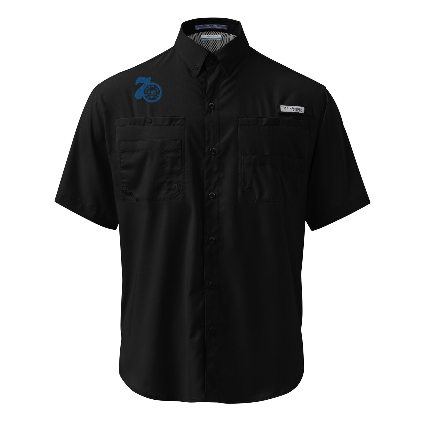 70th Anniversary Men’s Columbia short sleeve button shirt